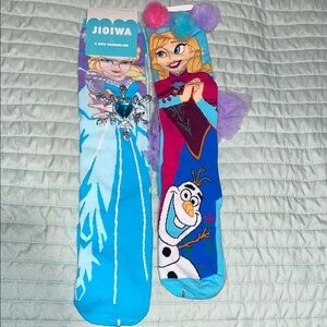 2pairs Frozen  Themed long socks